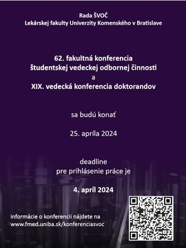 pozvánka na 62. ročník ŠVOČ